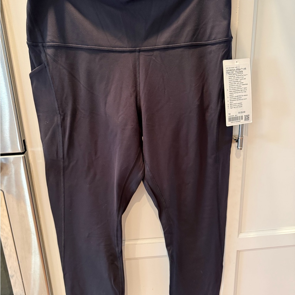 lululemon athletica Black 25” Align Crop Leggings with Pocket